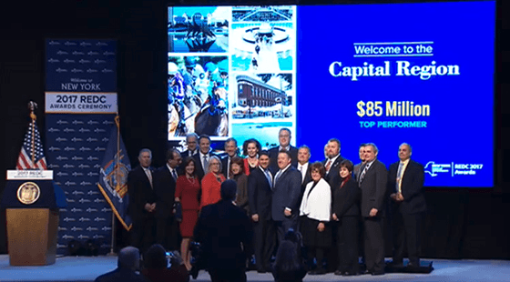 2017 NYS REDC Awards name Greene County a Top Performer as part of the Capital Region