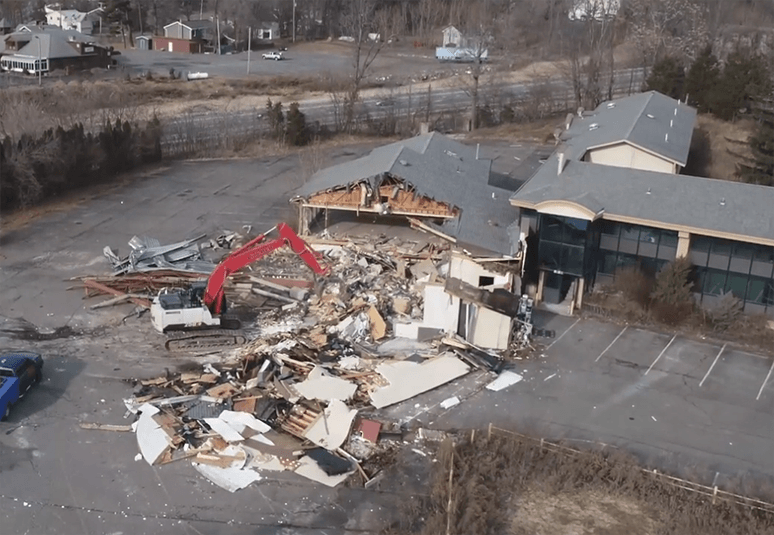 Exit 21 Catskill Hotel Property Demolition Complete