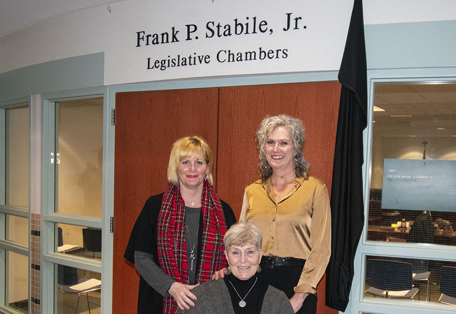 Greene County Legislature Dedicates Legislative Chambers in Honor of Frank P. Stabile, Jr.